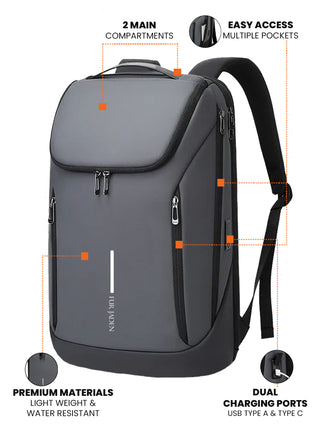 Pro-V Laptop Backpack | Space Grey