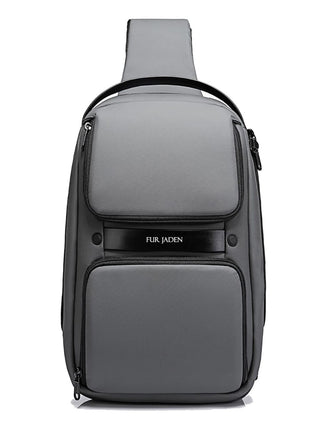 స్పేస్ గ్రే క్రాస్బాడీ స్లింగ్ బ్యాగ్