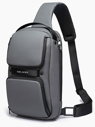 స్పేస్ గ్రే క్రాస్బాడీ స్లింగ్ బ్యాగ్