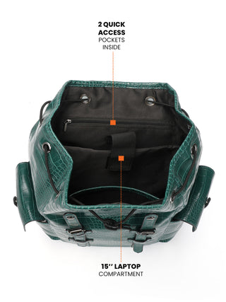 Pro-IX Laptop Backpack | Green