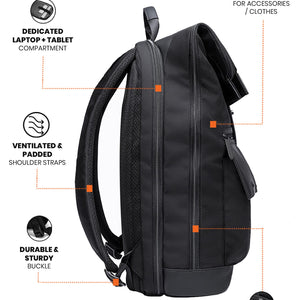 Pro-III Laptop Backpack | Charcoal Black