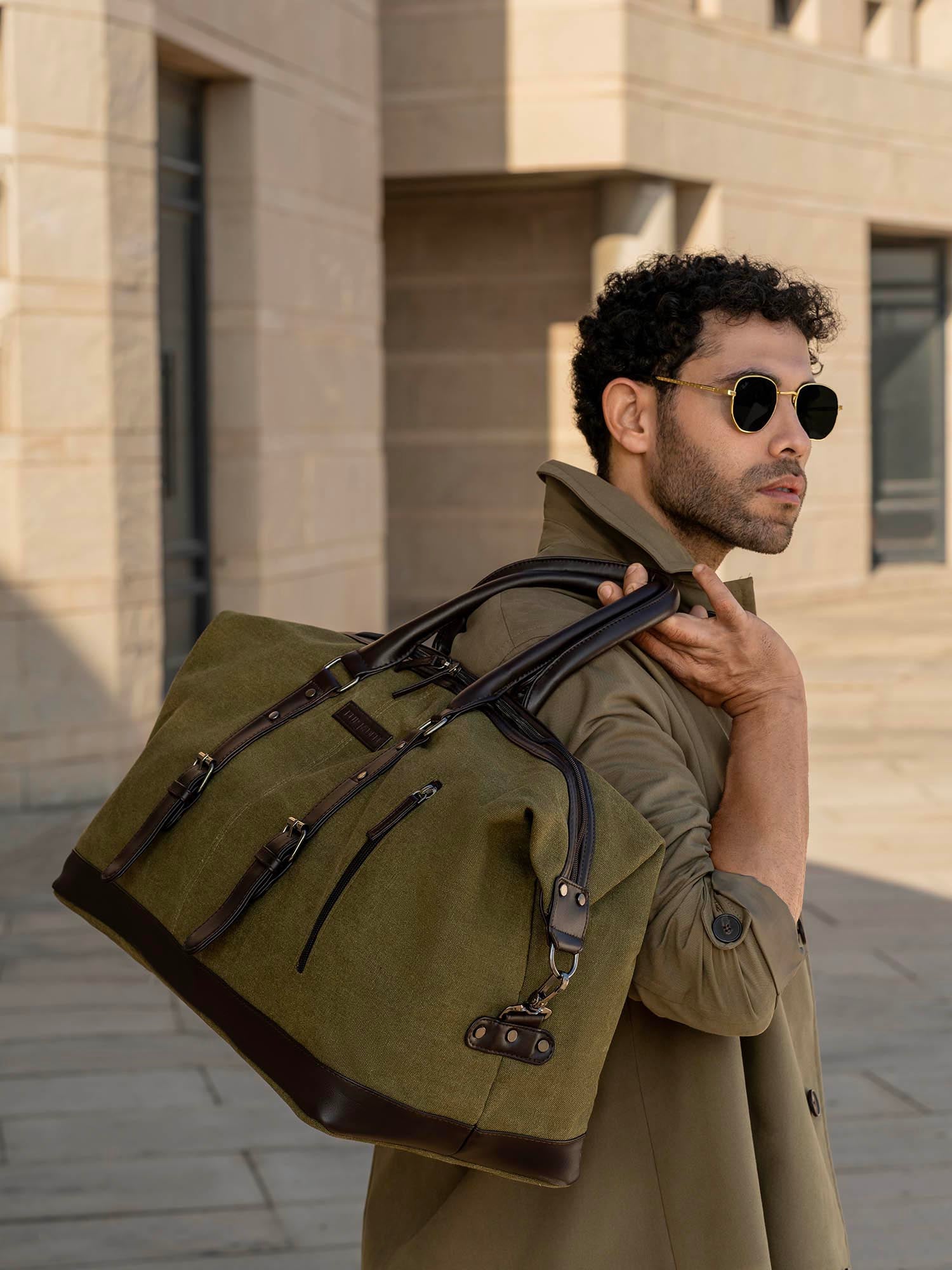 Buy Waxed Canvas Duffle Online In India  Etsy India