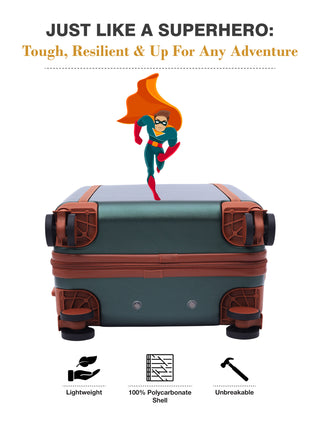 The Wayfarer - Forest Green (Set Of 3)