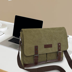 Sustainable Canvas Crossbody (Forest Green)