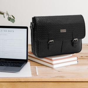 Cruelty Free Vegan Leather Crossbody (Black)