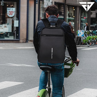 Black Anti-Theft Backpack