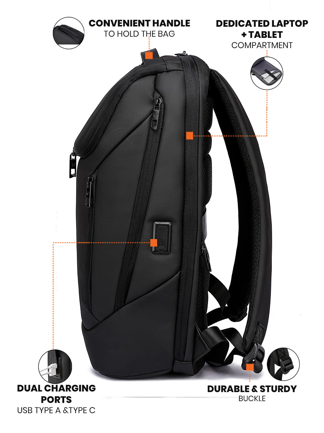 The Drip Pack | Charcoal Black