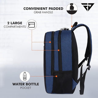 Navy Anti-Theft Backpack