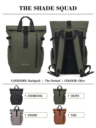నోమాడ్ ల్యాప్‌టాప్ బ్యాక్‌ప్యాక్ | ఆలివ్