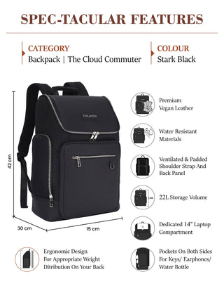 The Cloud Commuter - Stark Black