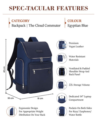 The Cloud Commuter - Egyptian Blue