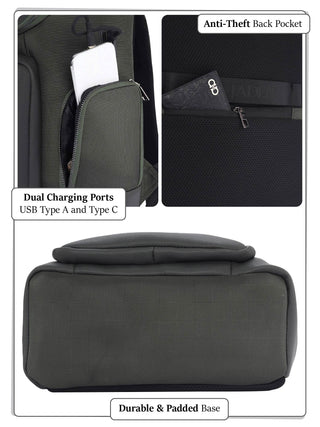 The Cloud Commuter - Forest Green