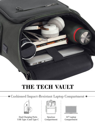 The Cloud Commuter - Forest Green