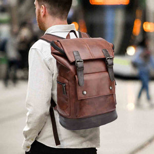 Anti Theft Laptop Backpack | Brown