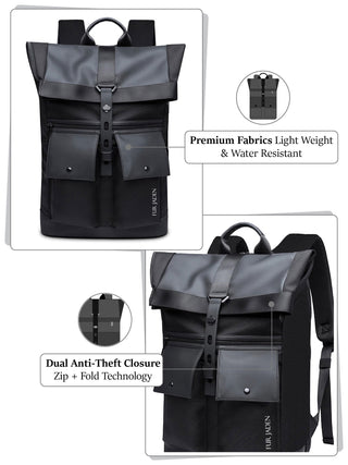 प्रो-III लैपटॉप बैकपैक | चारकोल ब्लैक 