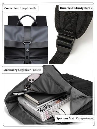 प्रो-III लैपटॉप बैकपैक | चारकोल ब्लैक 