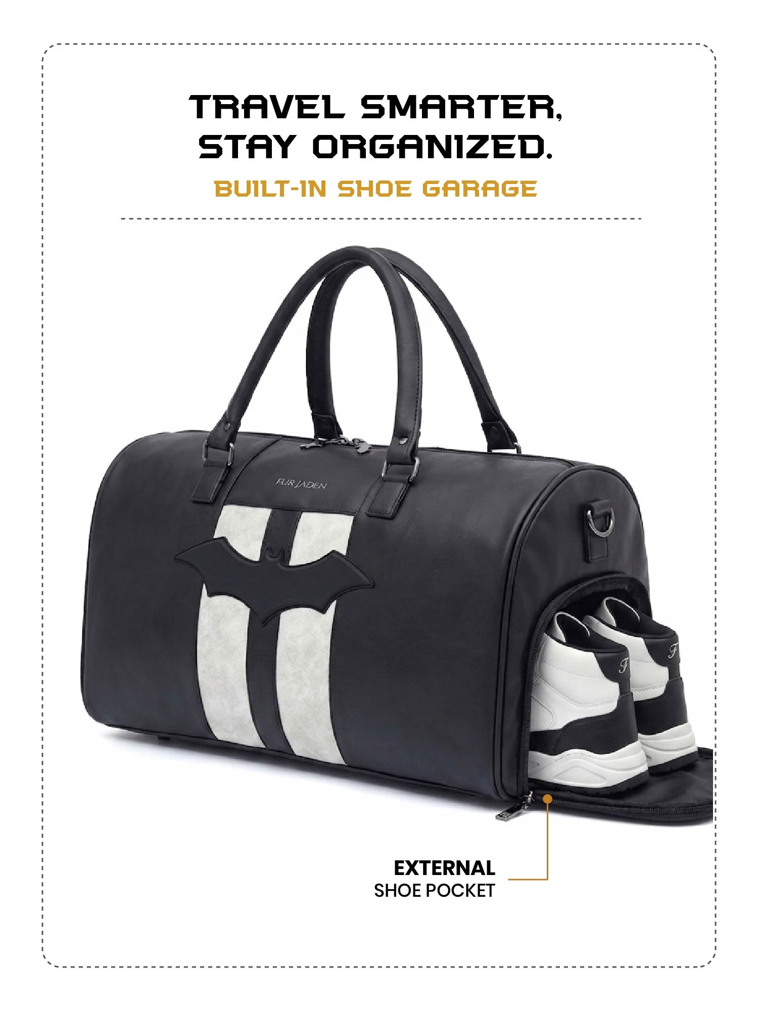 The BATMAN Duffle I Carbon Black