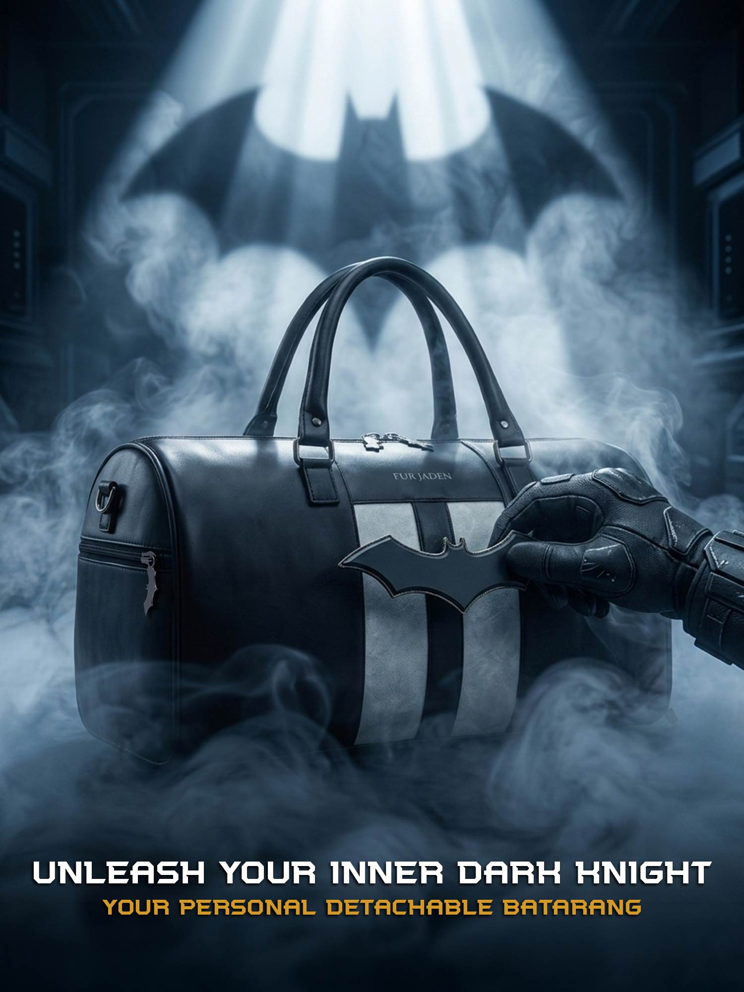 The BATMAN Duffle I Carbon Black
