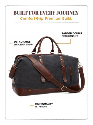 The Voyager Duffle I Charcoal