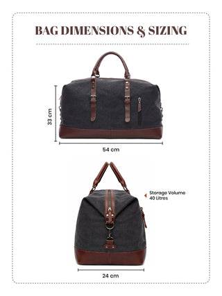The Voyager Duffle I Charcoal
