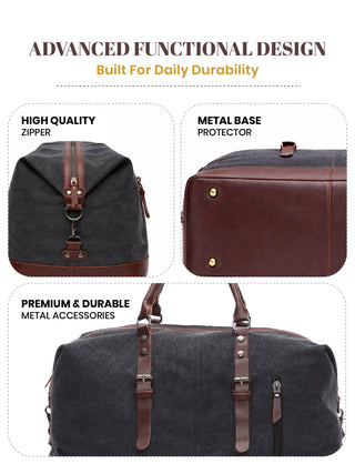 The Voyager Duffle I Charcoal