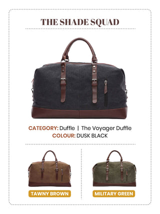 The Voyager Duffle I Charcoal