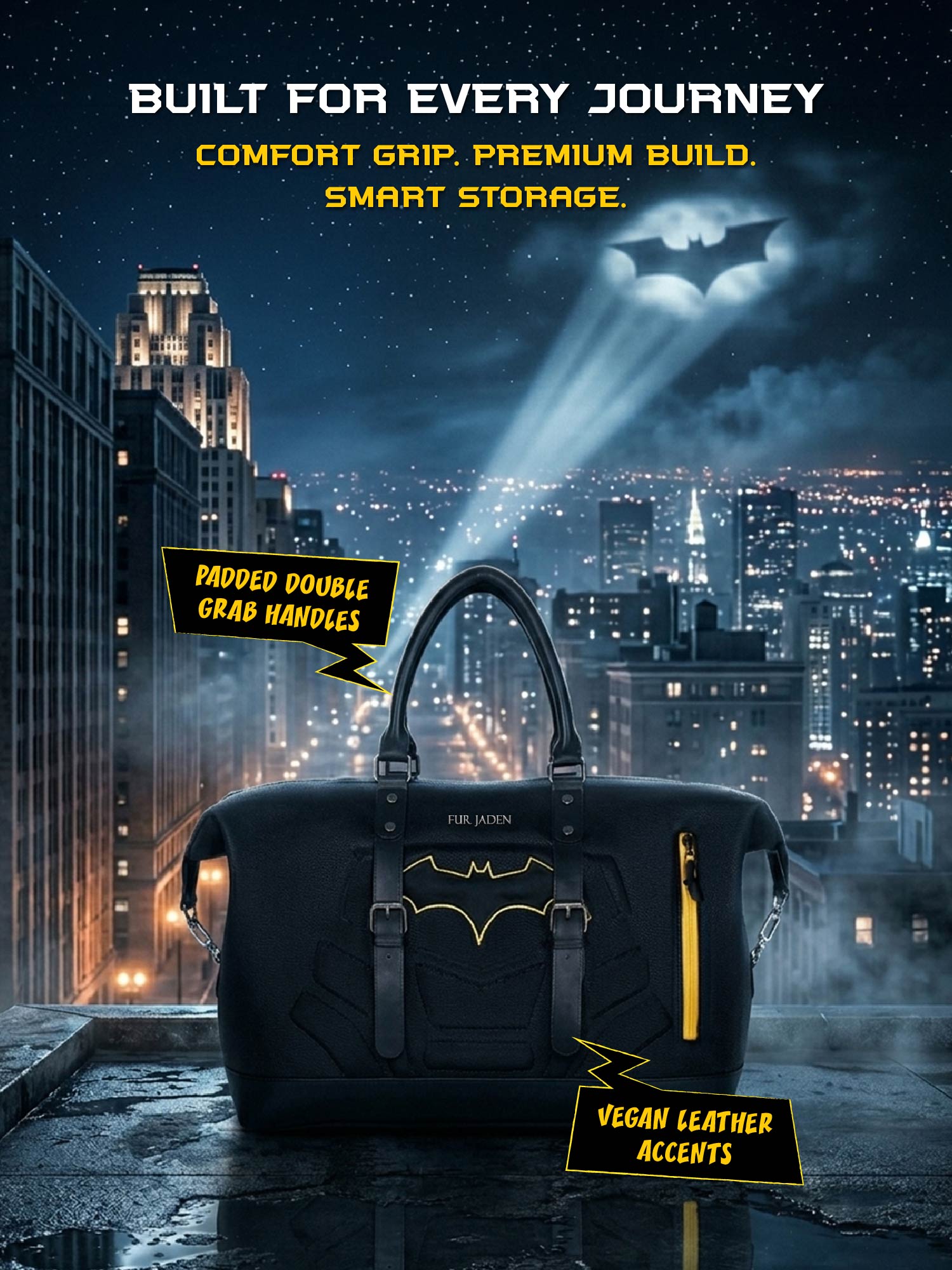 The Caped Crusader Duffle