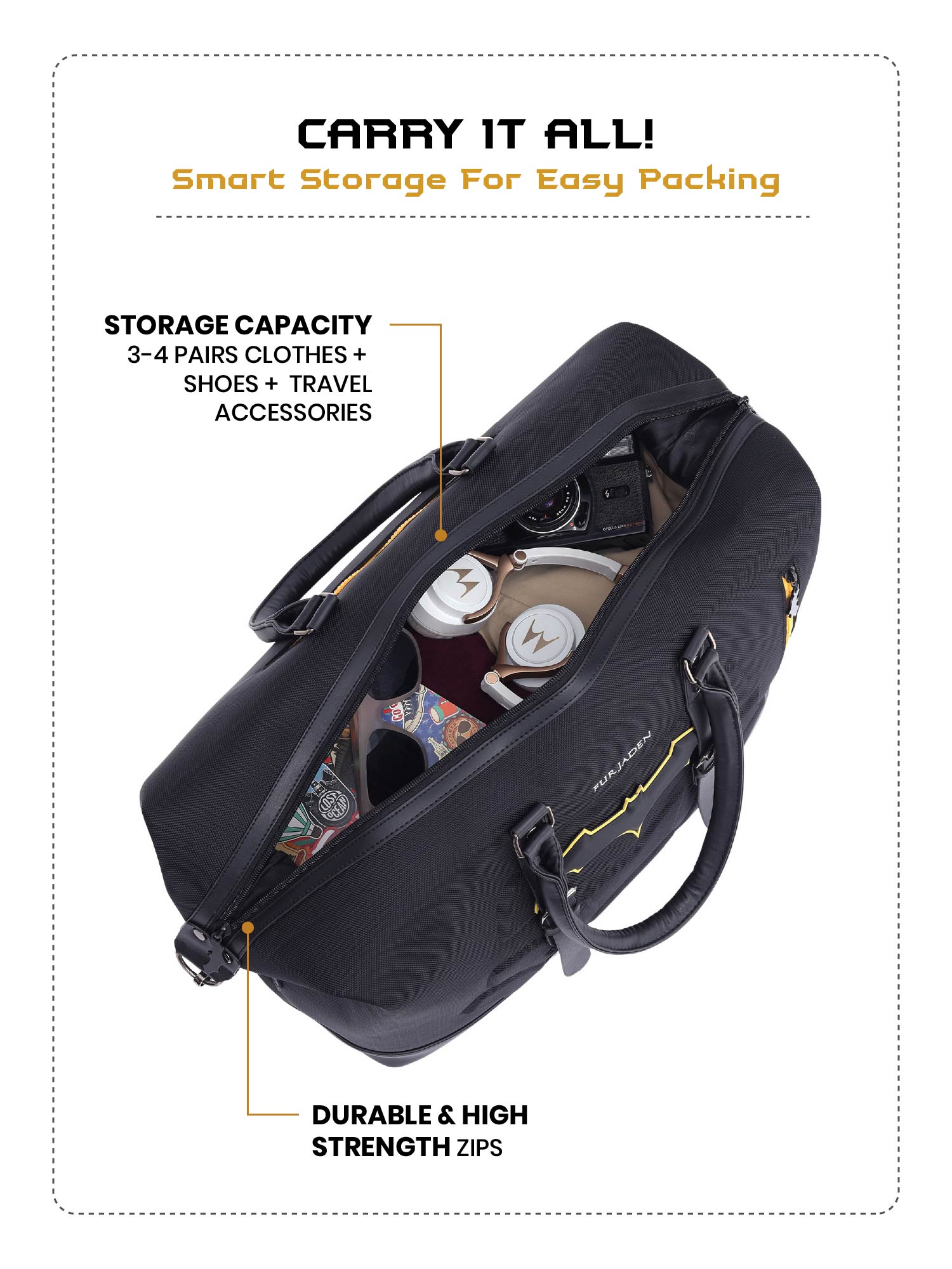 The Caped Crusader Duffle