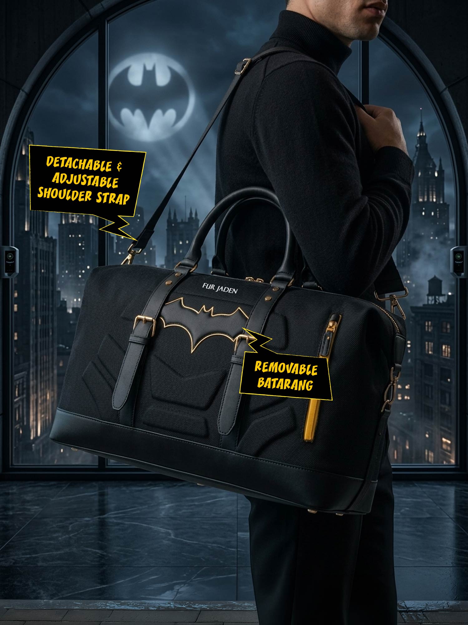 The Caped Crusader Duffle
