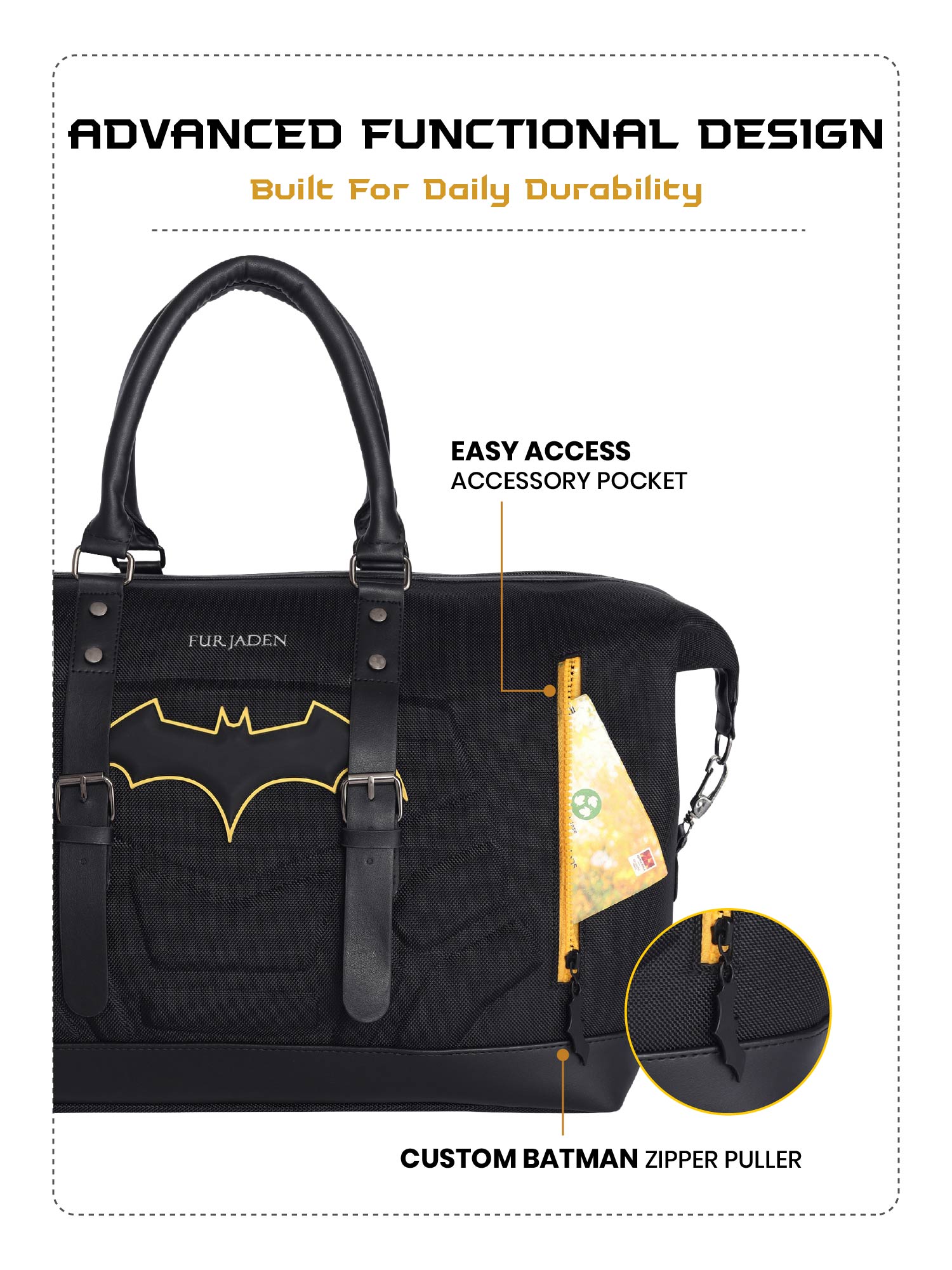 The Caped Crusader Duffle
