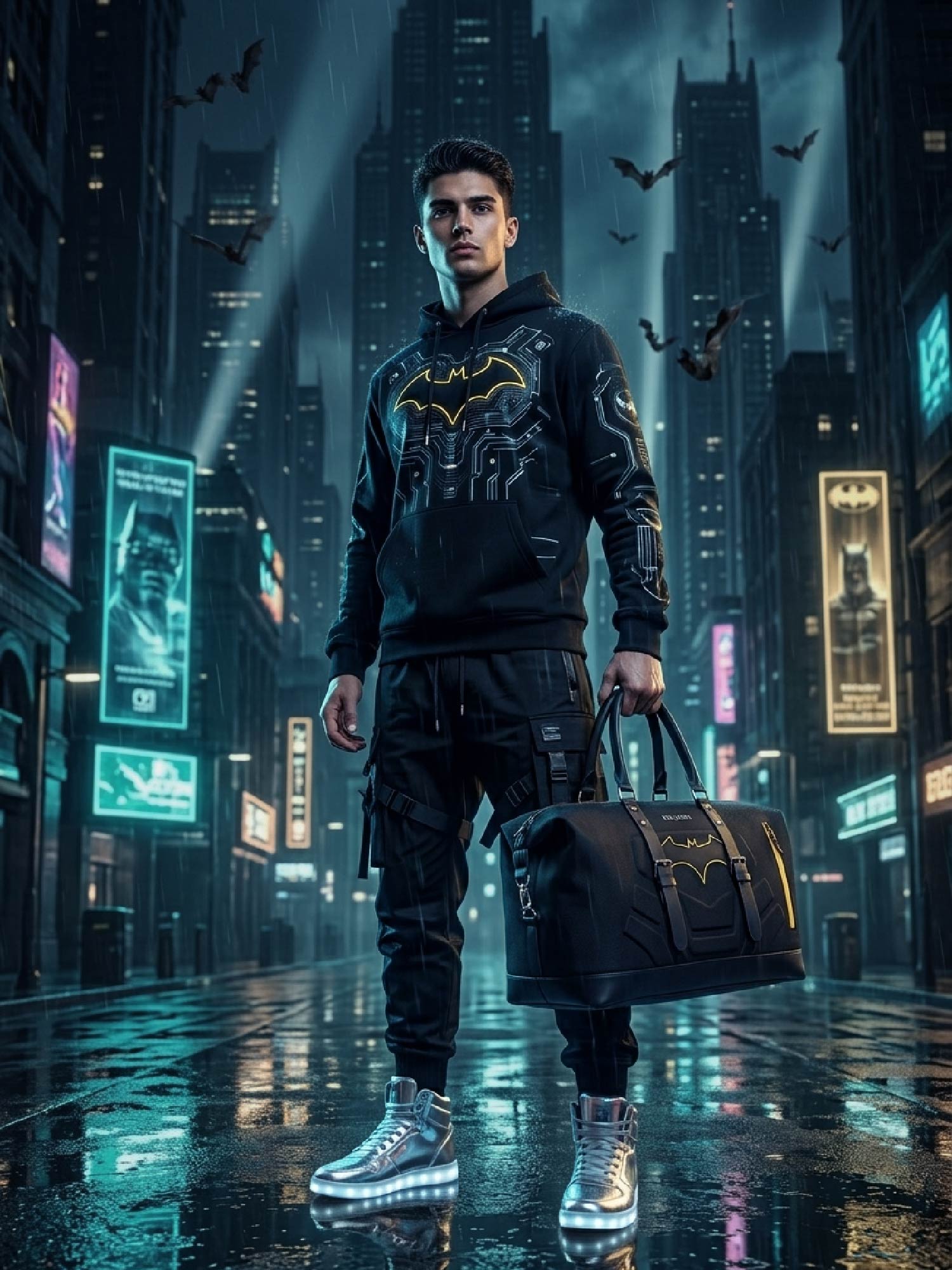 The Caped Crusader Duffle