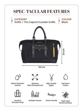 The Caped Crusader Duffle