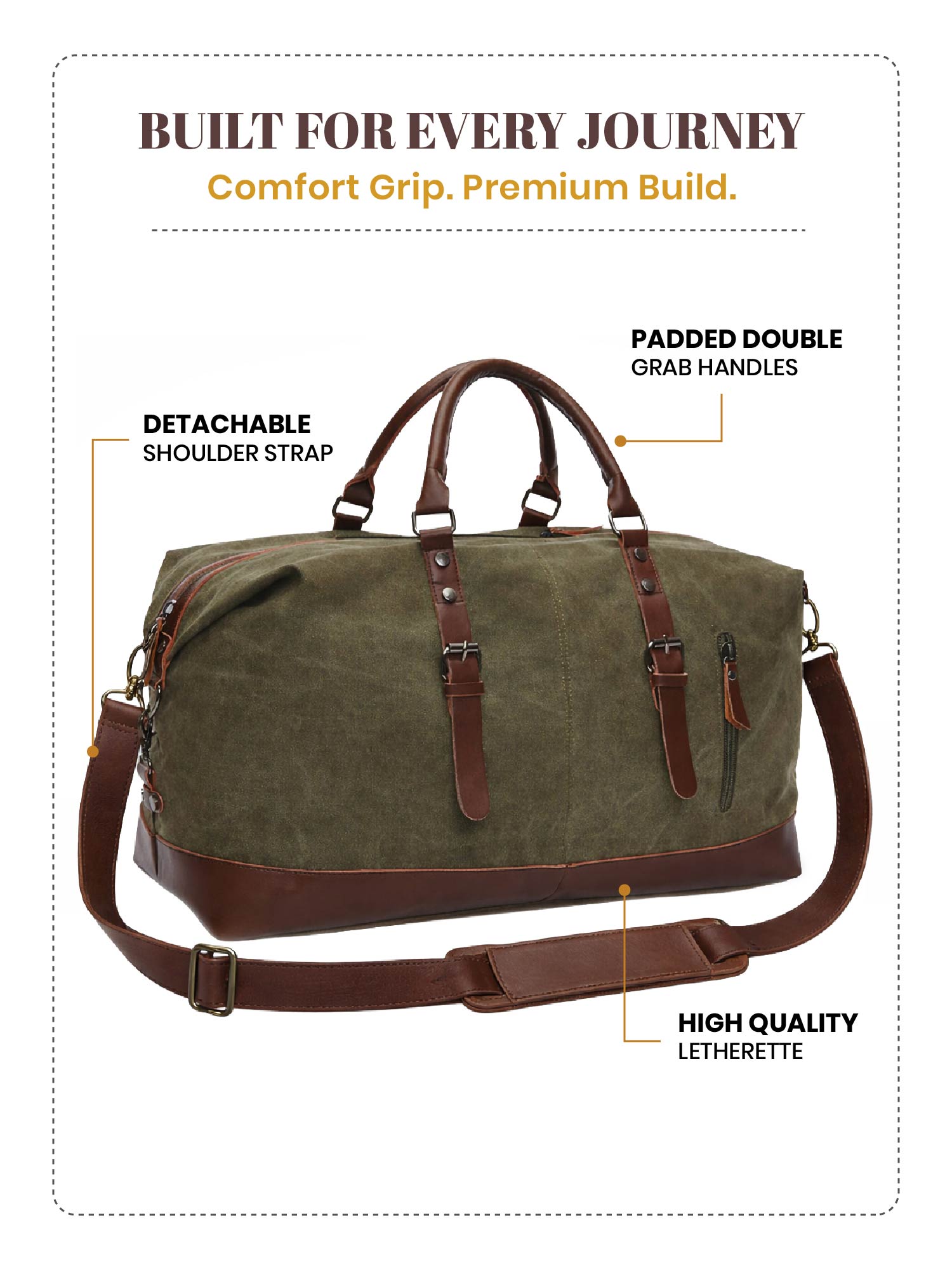 The Voyager Duffle I Olive