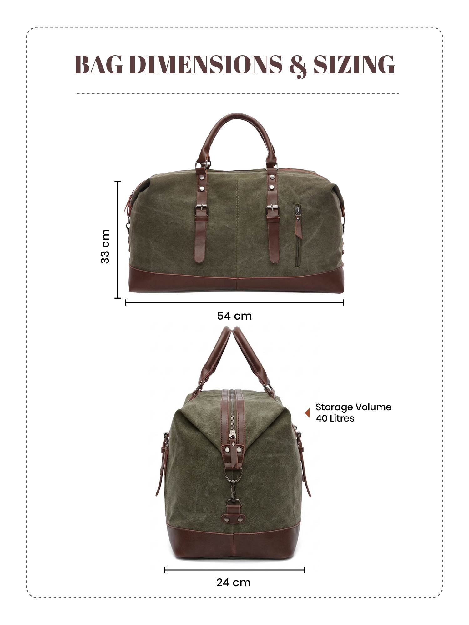 The Voyager Duffle I Olive