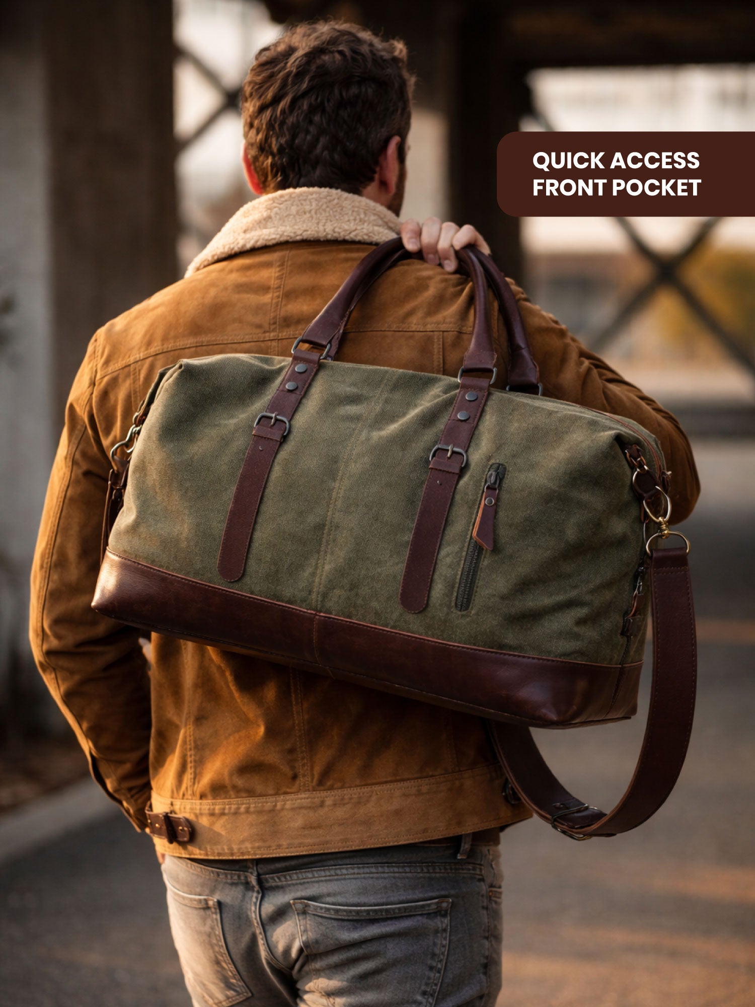 The Voyager Duffle I Olive