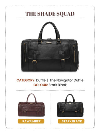 The Navigator Duffle I Stark Black