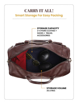 The Navigator Duffle I Raw Umber