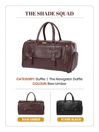 The Navigator Duffle I Raw Umber