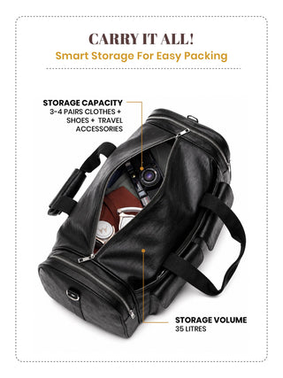 The Explorer Duffle I Carbon Black