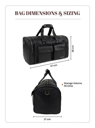 The Explorer Duffle I Carbon Black