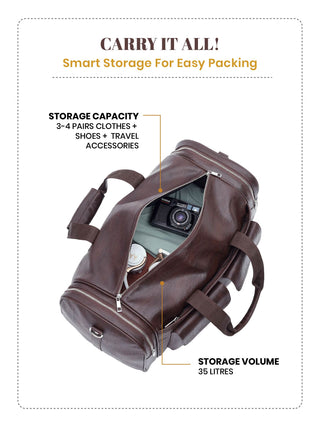 The Explorer Duffle I Vintage Brown