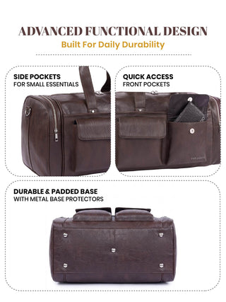 The Explorer Duffle I Vintage Brown