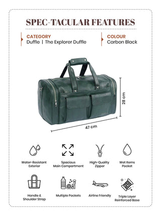 The Explorer Duffle I Sage Swag
