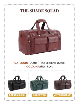 The Explorer Duffle I Urban Rust