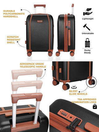 The Wayfarer - Stark Black (Set Of 2)