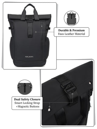 प्रो-IX लैपटॉप बैकपैक | काला