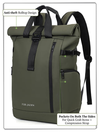 నోమాడ్ ల్యాప్‌టాప్ బ్యాక్‌ప్యాక్ | ఆలివ్