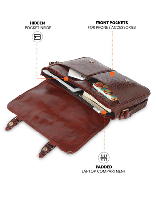 Vegan Leather Crossbody (Tan)