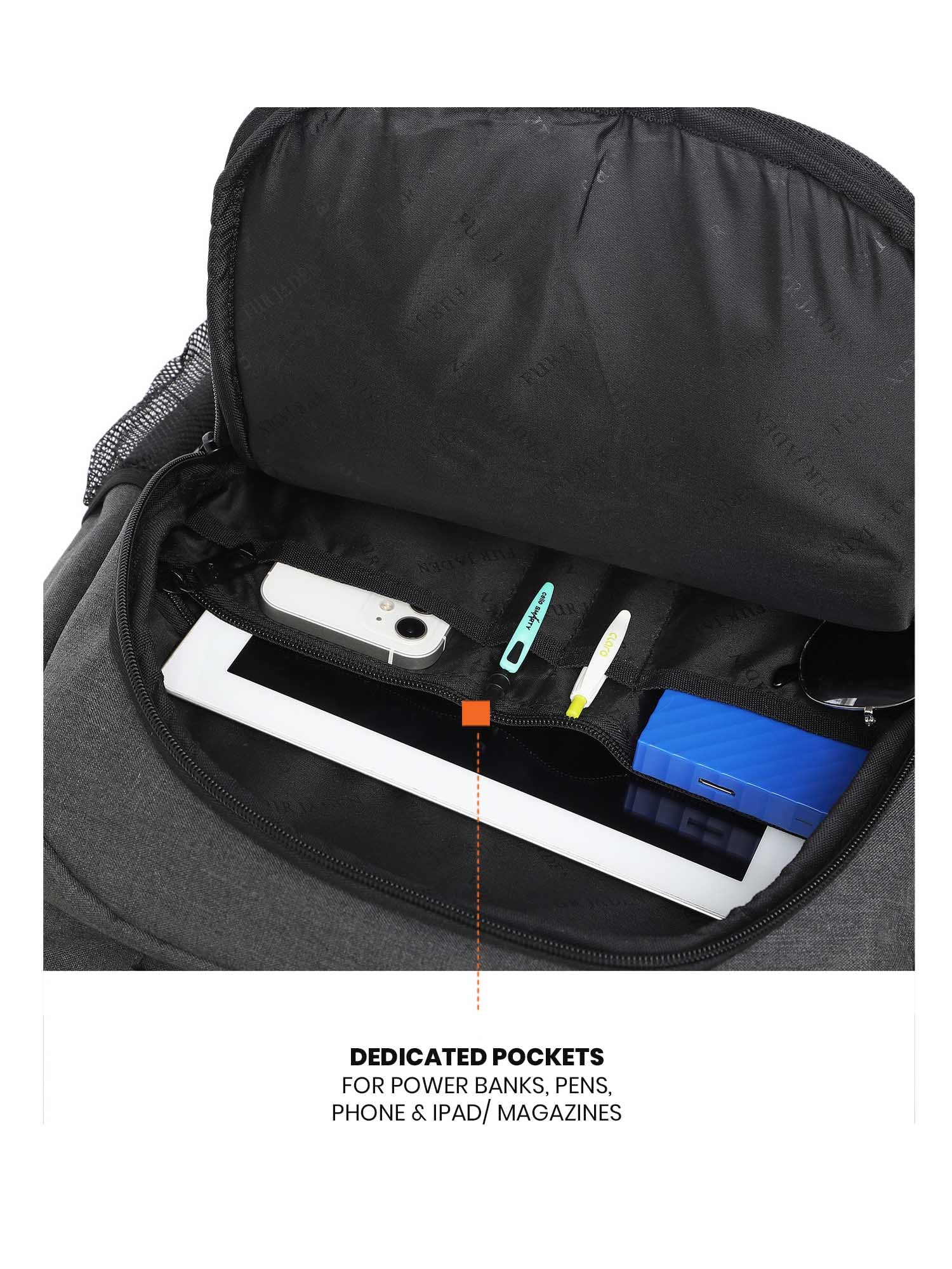 Black Travel Laptop Backpack