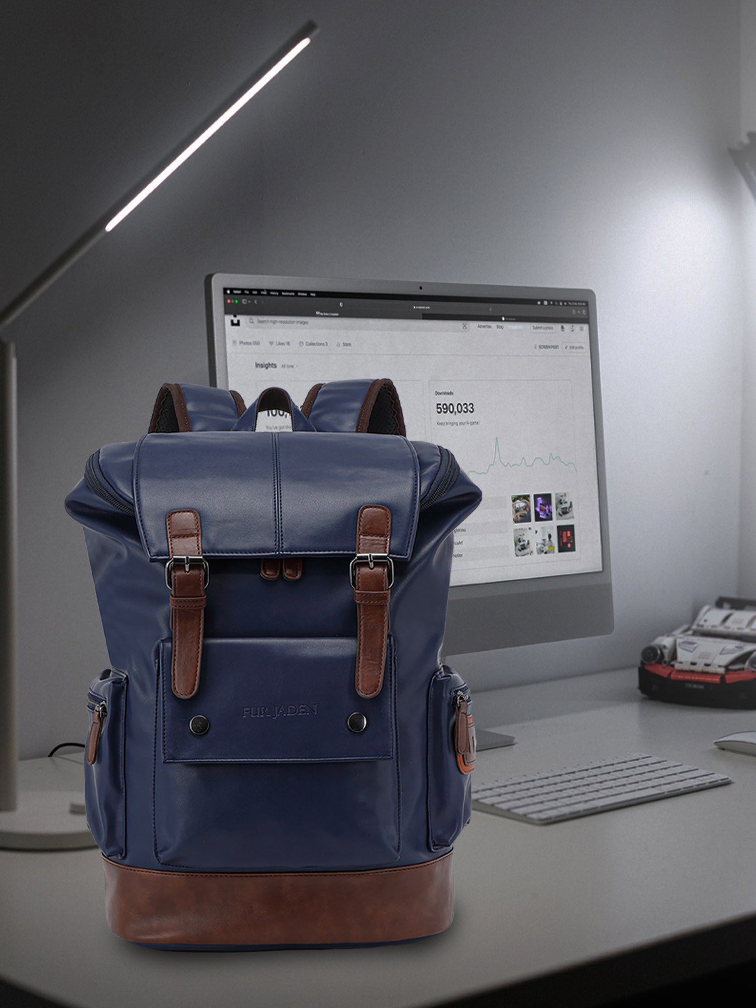 Anti Theft Laptop Backpack | Midnight Blue